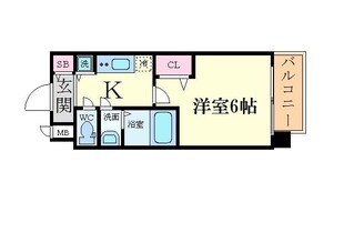 プレサンス玉造駅前の物件間取画像